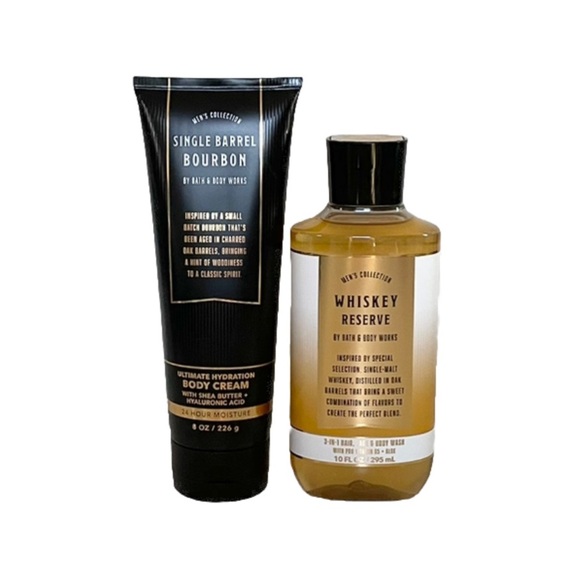 Bath & Body Works Men’s Collection Single Barrel Bourbon and Whiskey Reserve Set - Picture 1 of 13